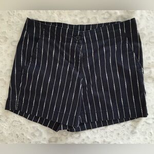 Navy Nautica Pinstripe Shorts